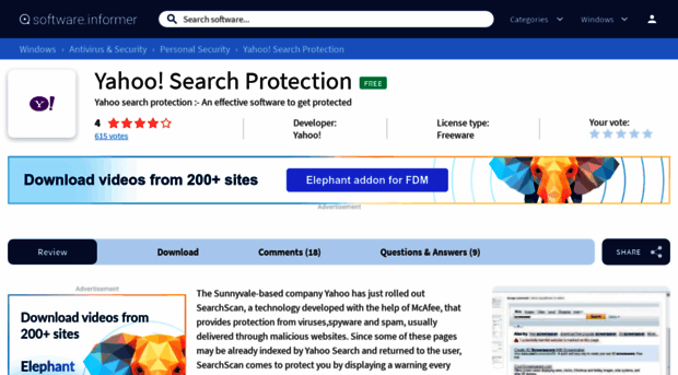 yahoo-search-protection.software.informer.com