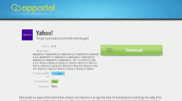 yahoo.apportal.co