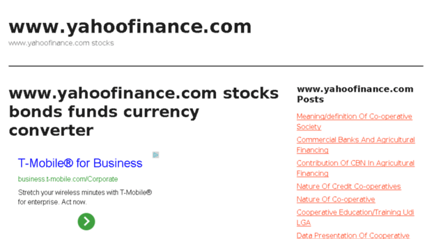 yahoofinance.com.ng