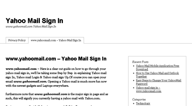 yahoo sign out everywhere