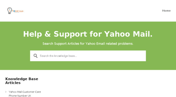 yahoosupportphonenumber.itechllc.co.uk