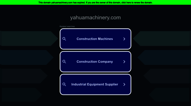 yahuamachinery.com