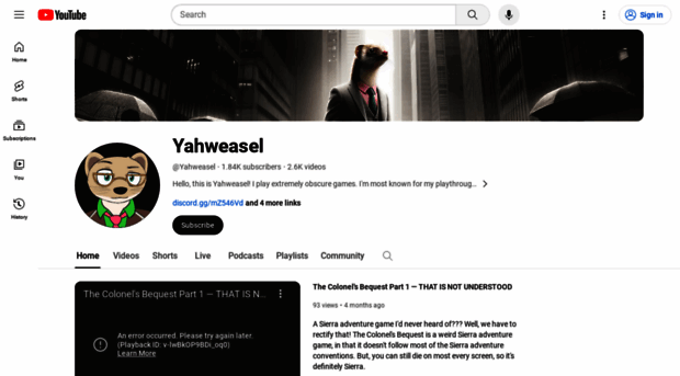 yahweasel.com