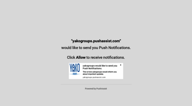 yakogroups.pushassist.com