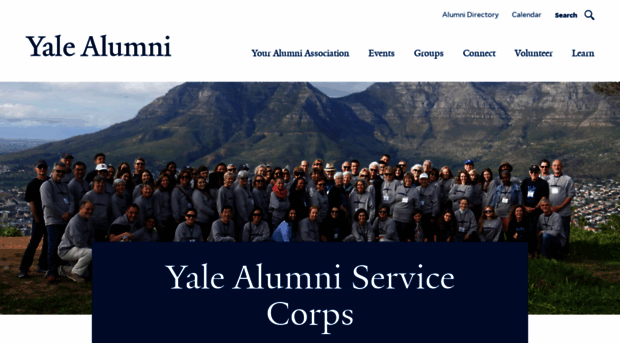 yalealumniservicecorps.org