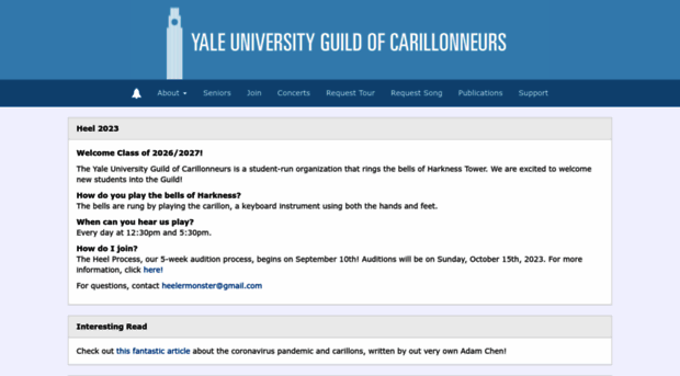 yalecarillon.org