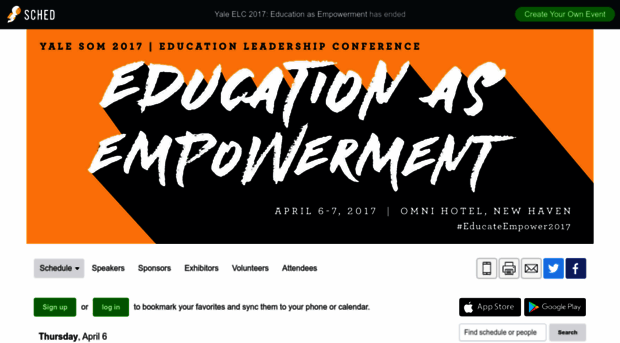 yaleelc2017educationasempowermea.sched.com