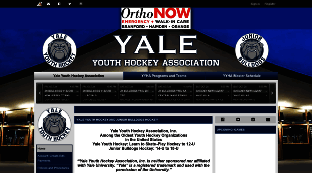 yaleyouthhockey.com