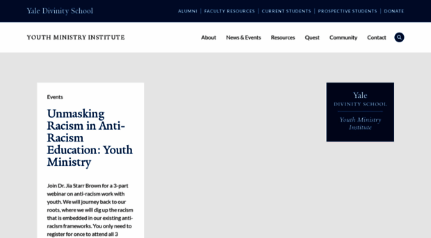 yaleyouthministryinstitute.org