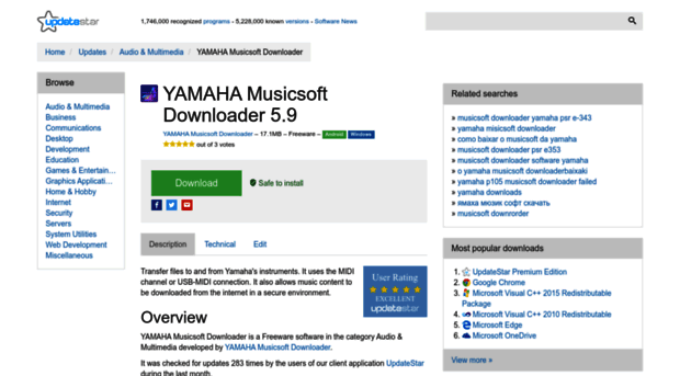yamaha-musicsoft-downloader.updatestar.com