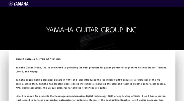 yamahaguitargroup.com