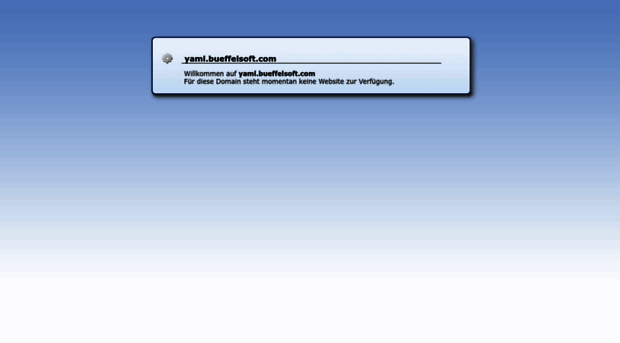 yaml.bueffelsoft.com