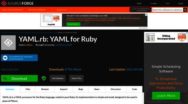 yaml4r.sourceforge.net