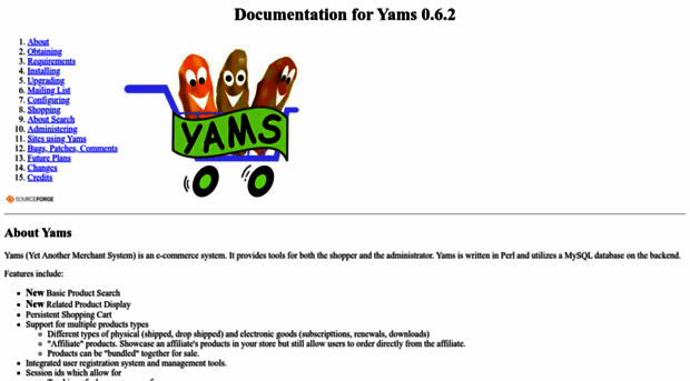 yams.sourceforge.net