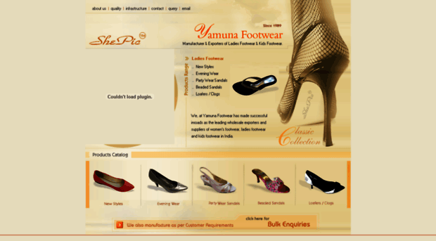 yamunafootwear.com