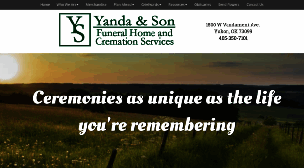 yandaandsonfuneralhome.com