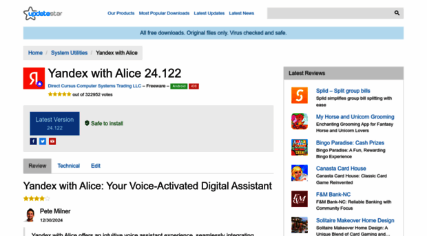 yandex-with-alice.updatestar.com