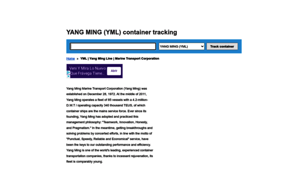 yangming.container-tracking.org