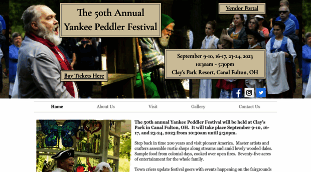 yankeepeddlerfestival.com