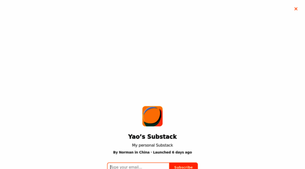 yaojunming.substack.com
