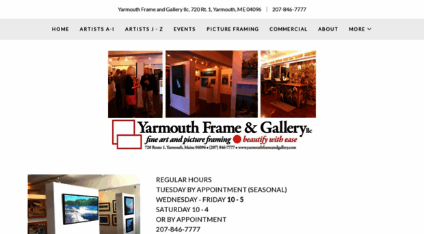 yarmouthframeandgallery.com