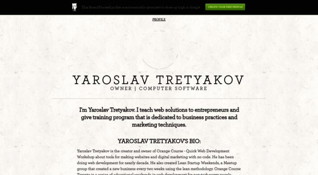 yaroslavtretyakov.brandyourself.com