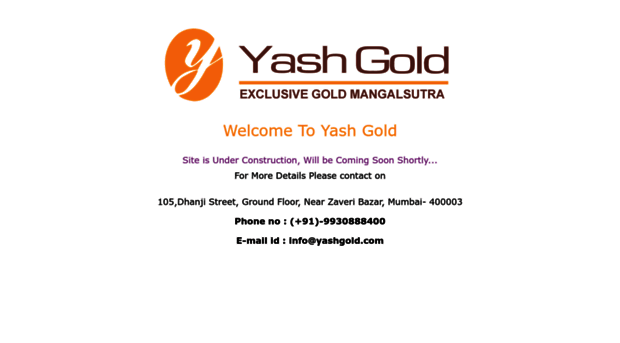 yashgold.com