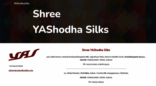 yashodhasilks.com