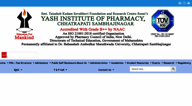 yashpharmacy.org