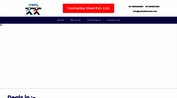 yashwikasteel.com