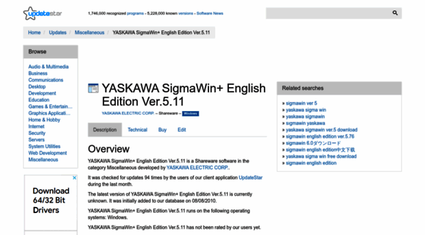 yaskawa-sigmawin-english-edition-ver-5-11.updatestar.com