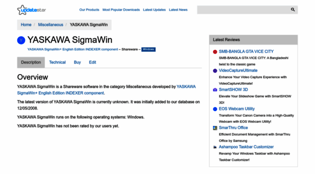 yaskawa-sigmawin.updatestar.com