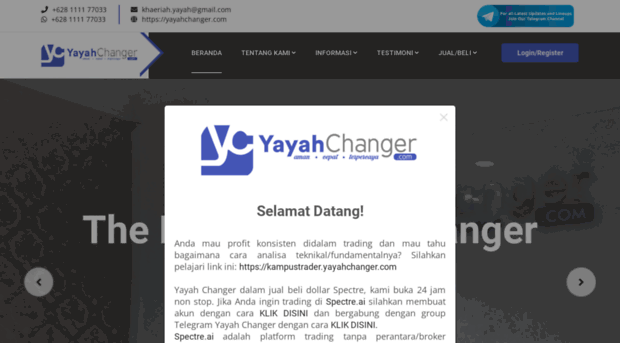yayahchanger.com