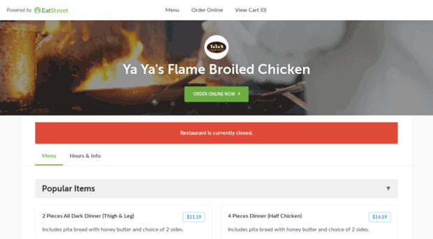 yayasflamebroiledchicken.com