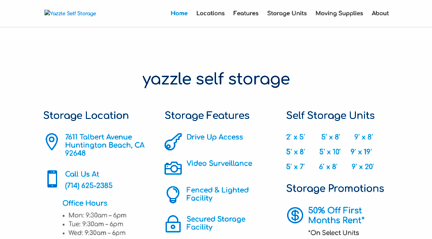 yazzleselfstorage.com