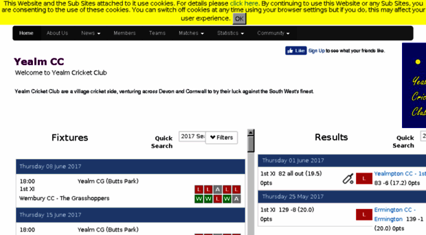 yealm.play-cricket.com