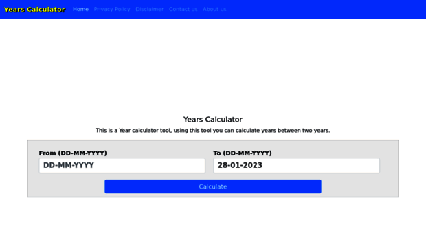 yearscalculator.com