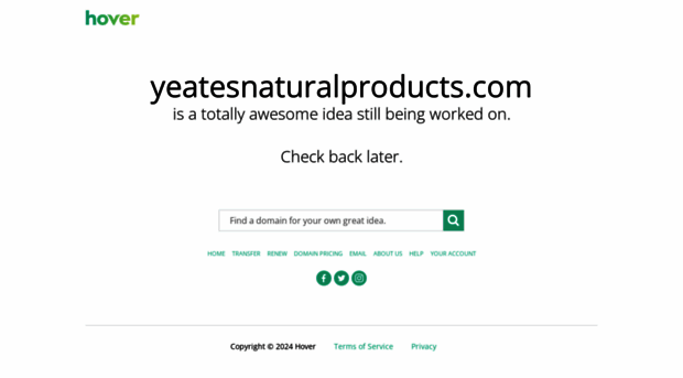 yeatesnaturalproducts.com