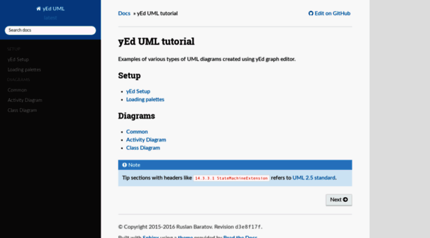 yed-uml.readthedocs.io