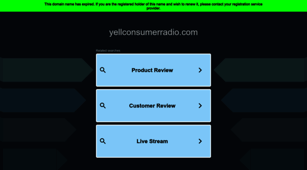 yellconsumerradio.com