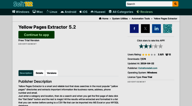 yellow-pages-extractor.soft112.com