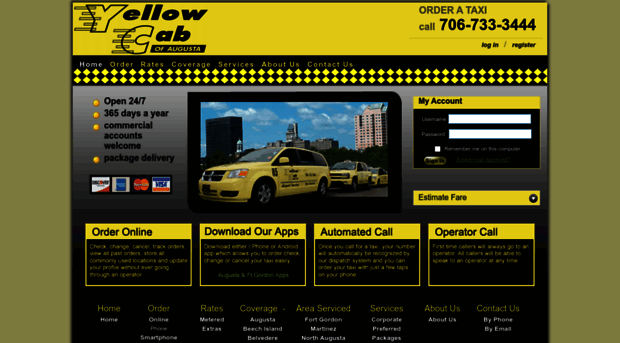 yellowcabofaugusta.com