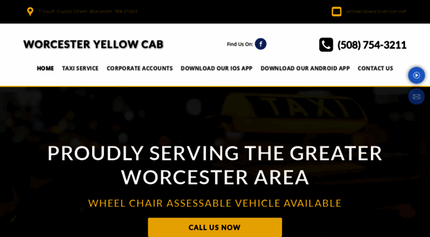 yellowcabworcester.com