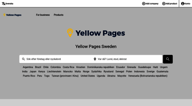 yellowpages.com.se