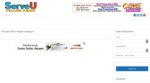 yellowpages.serveu.in