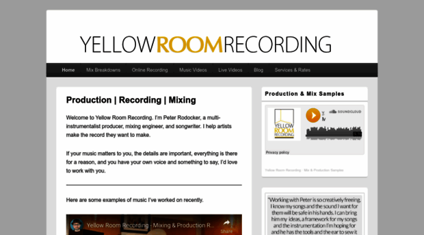 yellowroomrecording.com