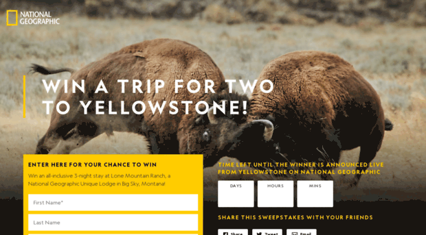 yellowstonelivesweepstakes.com