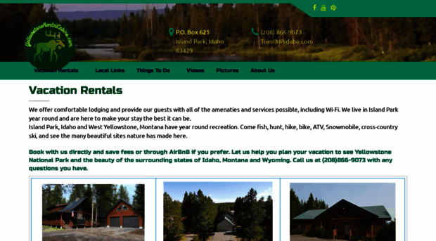 yellowstonerentalcabins.com