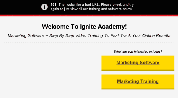 yes.igniteacademy.training