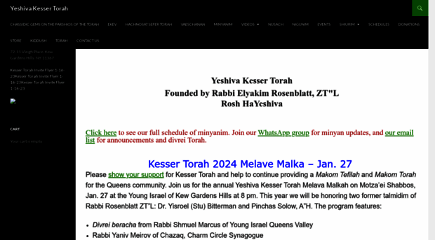 yeshivakessertorah.org